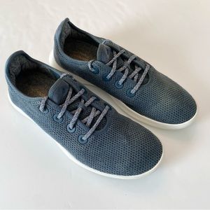 Allbirds Tree Runners Men’s Sneaker Shoes Sz 10 Blue Wool White Sole